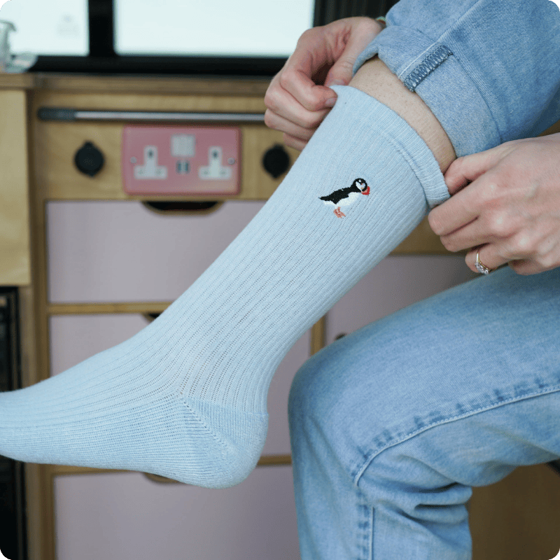 The Puffin 4 Pack Bamboo Sock Set