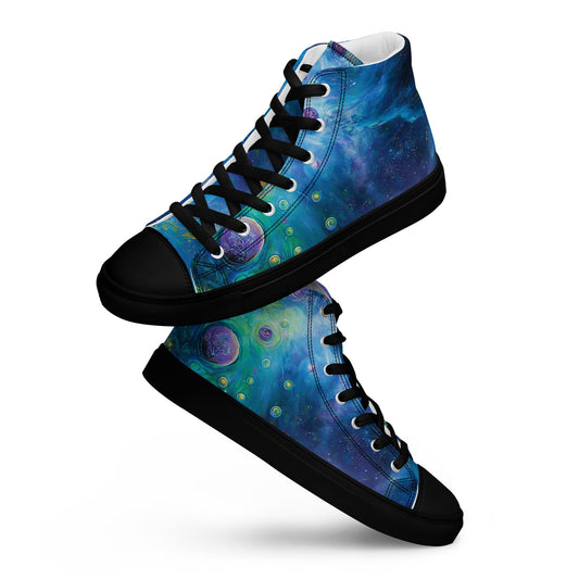 Trippy Galaxy High Tops