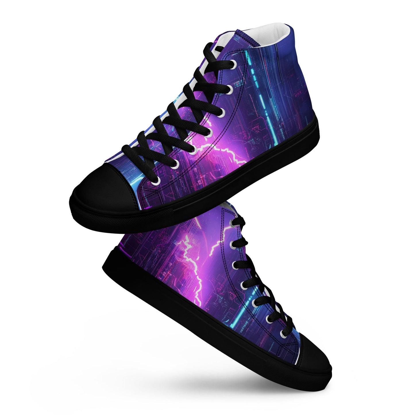 Cyber Electricity High Tops