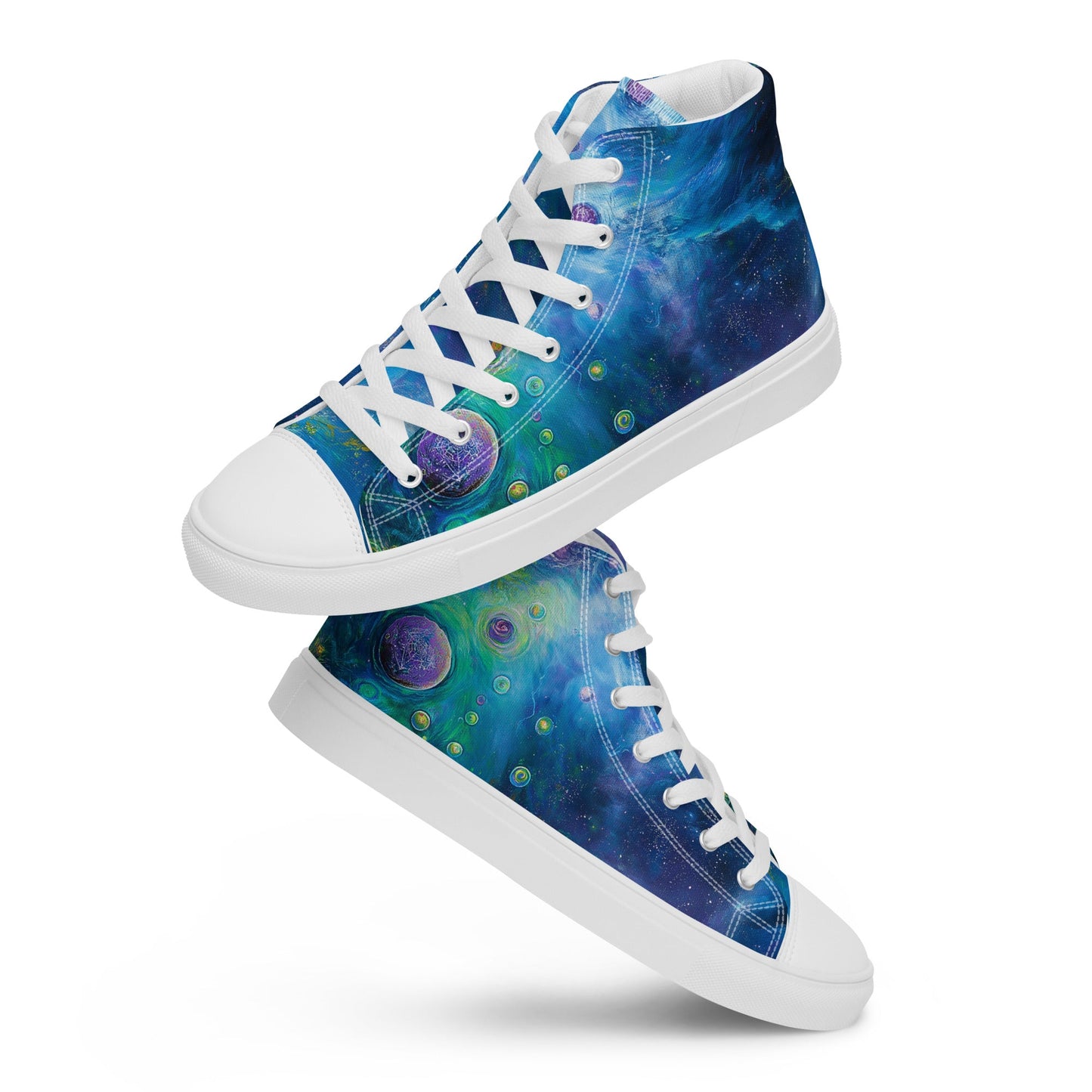 Trippy Galaxy High Tops